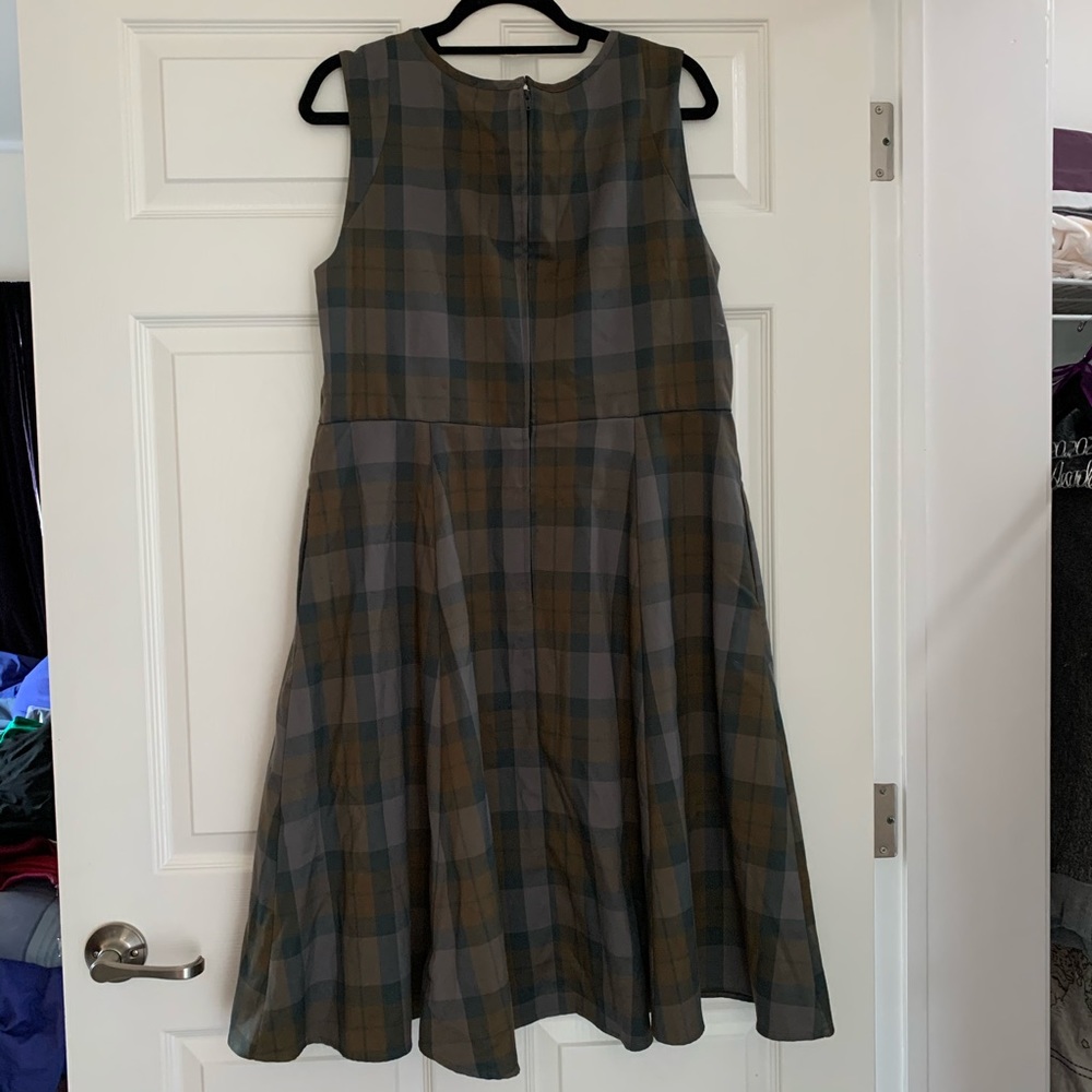 TORRID OUTLANDER TARTAN WRAP BODICE SWING DRESS